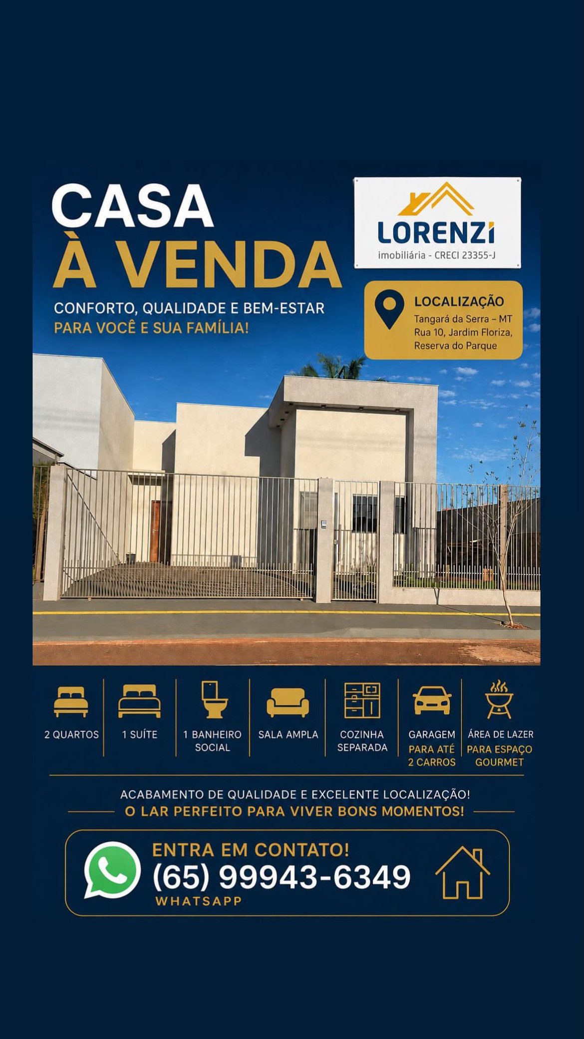 *Casa Nova no Jardim Floriza*